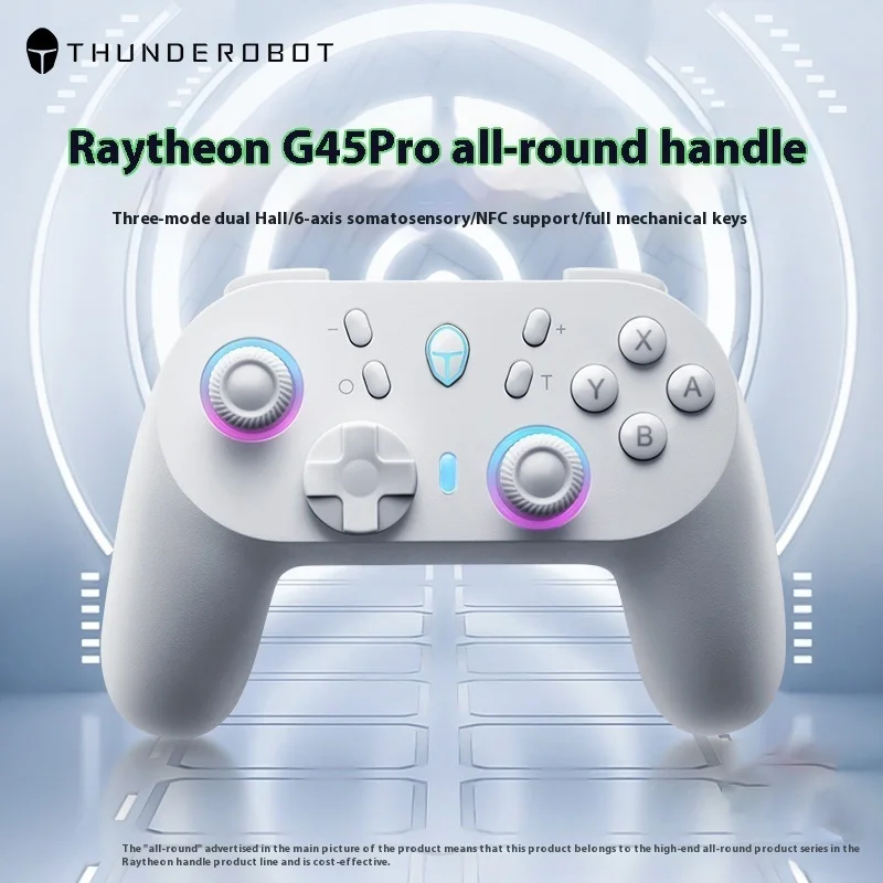 Трехрежимная Беспроводная игровая рукоятка Thunderobot G45 Pro встроенная шестиосевая