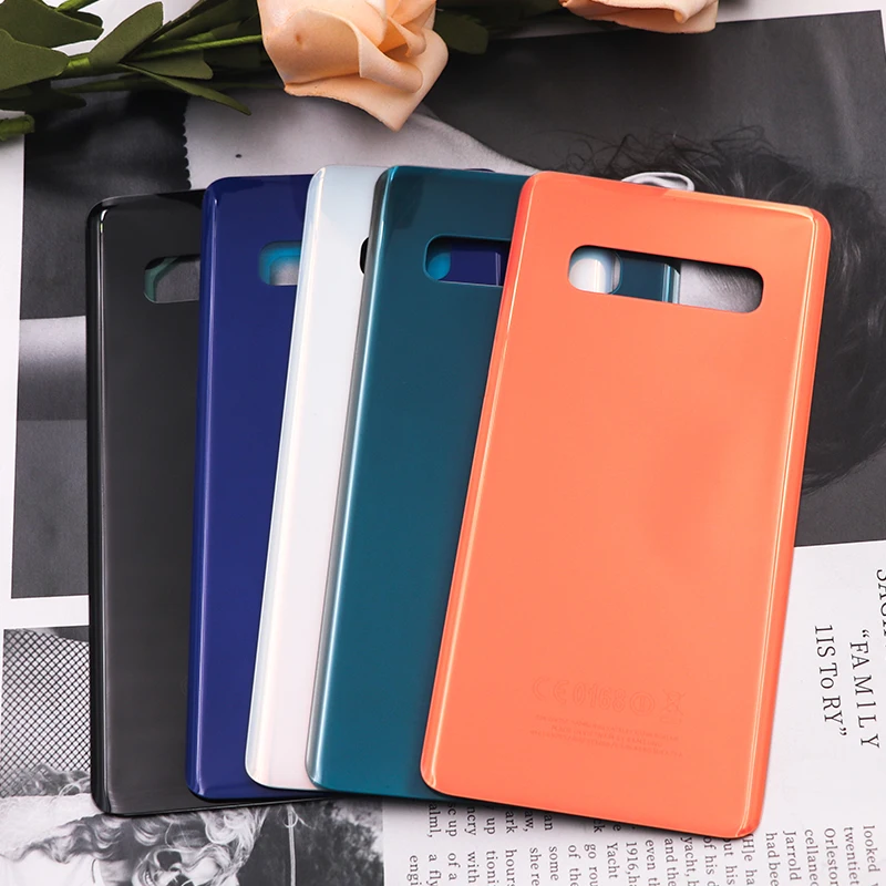 

10 шт. для Samsung Galaxy S10 G973F S10 Plus G975F задняя крышка аккумулятора 3D стеклянная панель Задняя Дверь Корпус с клейкой заменой