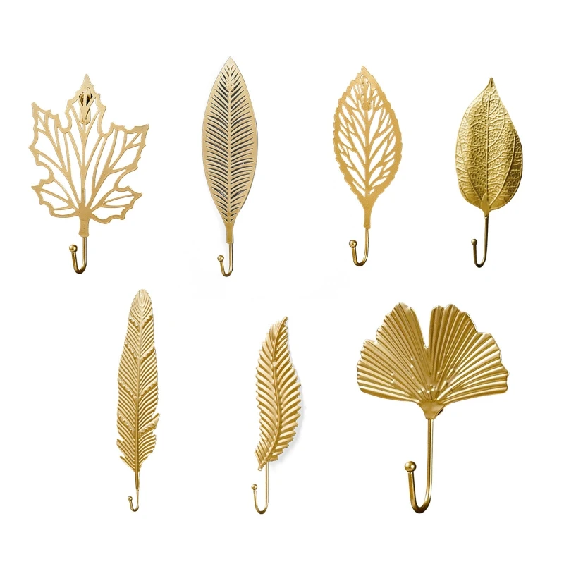 

7 шт., декоративные настенные крючки для одежды, полотенец, сумок, рюкзаков, шляп