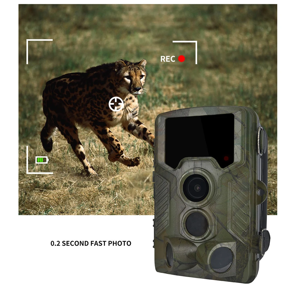 

Distance Durable High Quality Hunting Trail Camera 0.2S Outdoor USB Waterproof 1080p 2.4inch LCD Display Cable