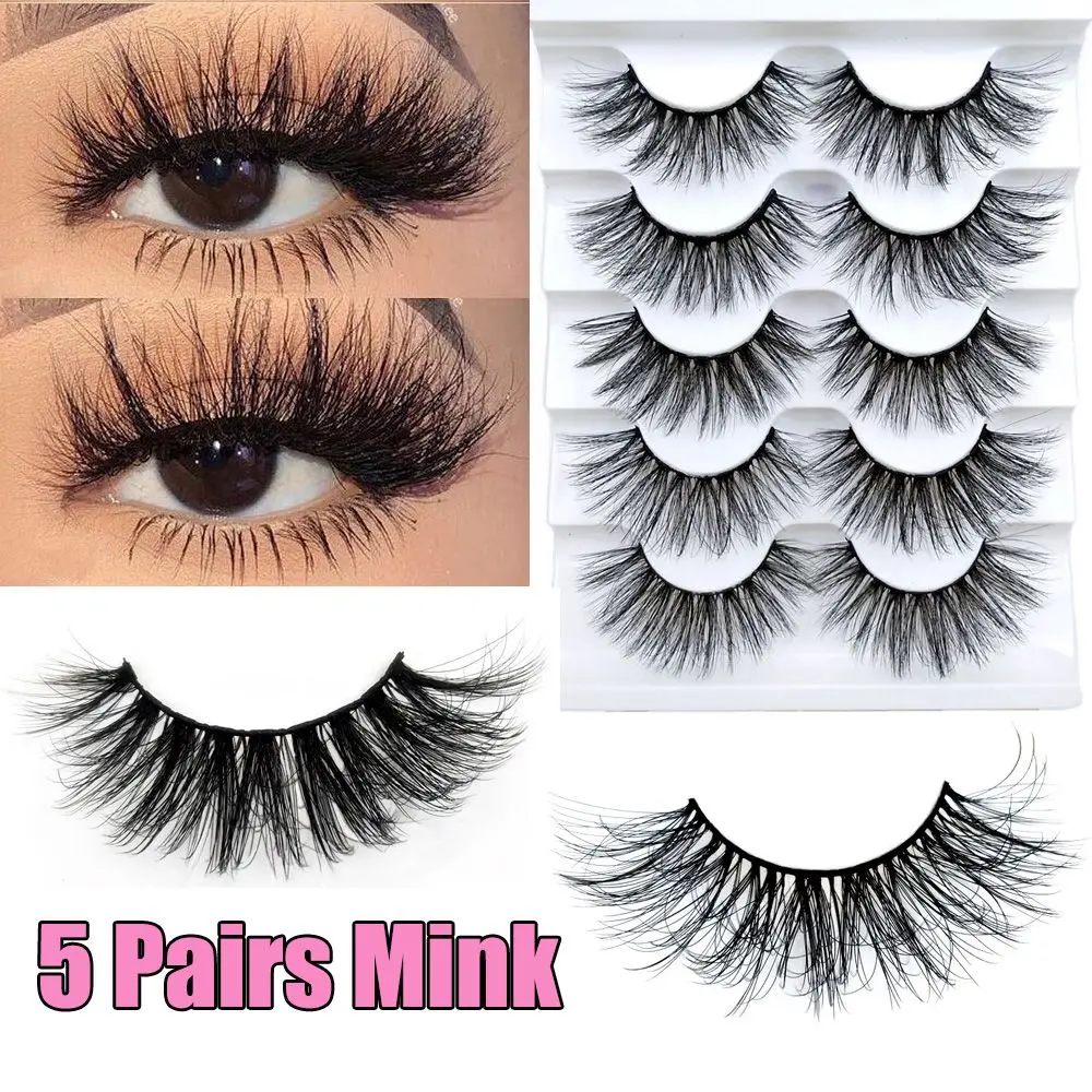 

Pairs New Cruelty-free Eye Makeup Woman' Fashion False Eyelashes Wispies Long Fluffy Eye Lash Extension Natural lashes