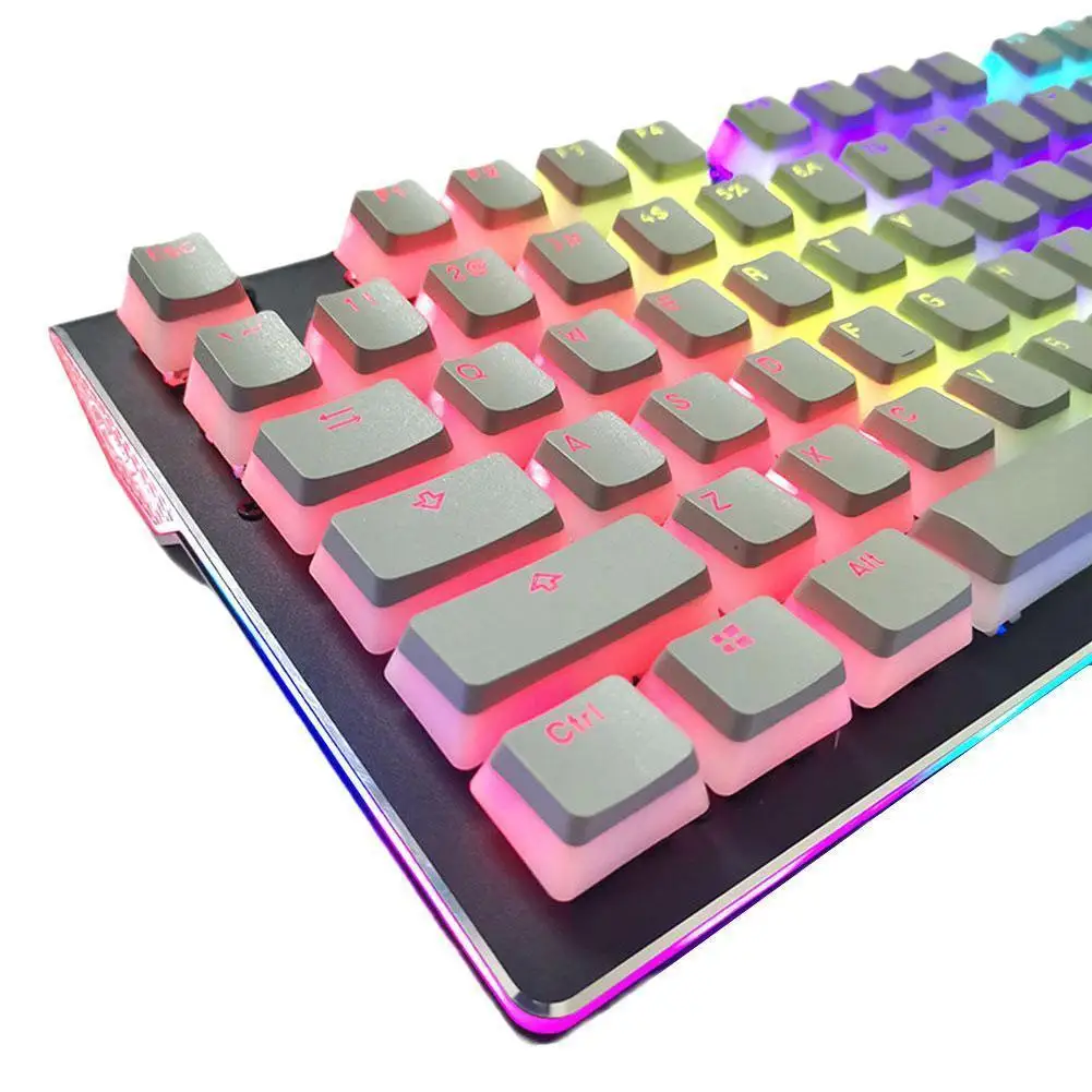 Набор клавиш HyperX с прозрачным слоем для механических клавиатур, 104 клавиш, черный A8M0