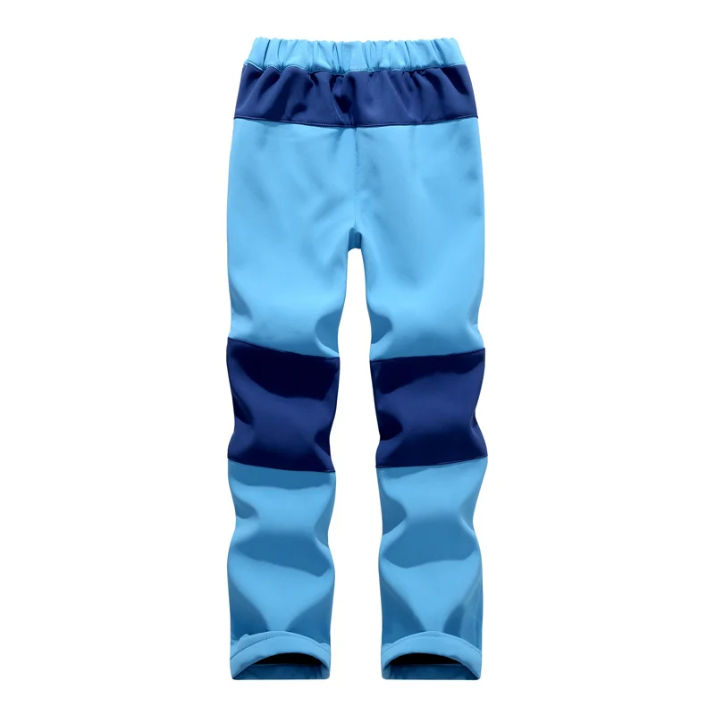 

Зимние треккинговые брюки, детские водонепроницаемые походные уличные лыжные теплые брюки с флисовой подкладкой и эластичным поясом для кемпинга