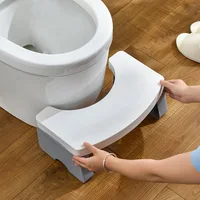 Toilet Stool Foot Stool Toilet Stool Squatting Pit Stool Bathroom Stool Adult Footstool Thickened Plastic Squatting Stool