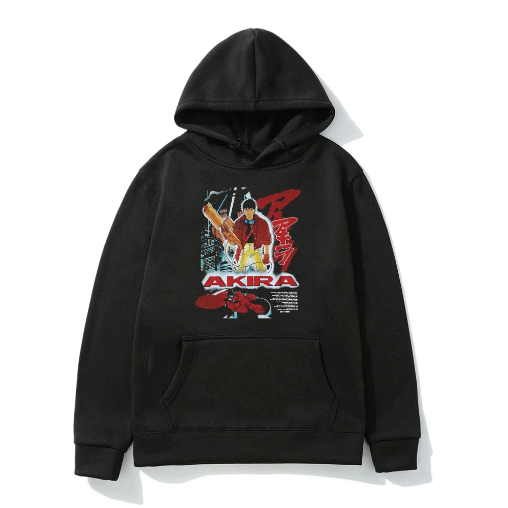 

Akira Funny Anime Hoodie Neo-Tokyo Oversized Harajuku Sweatshirt Japanese Streetwear Manga Pattern Pullover Men Women Hoodies