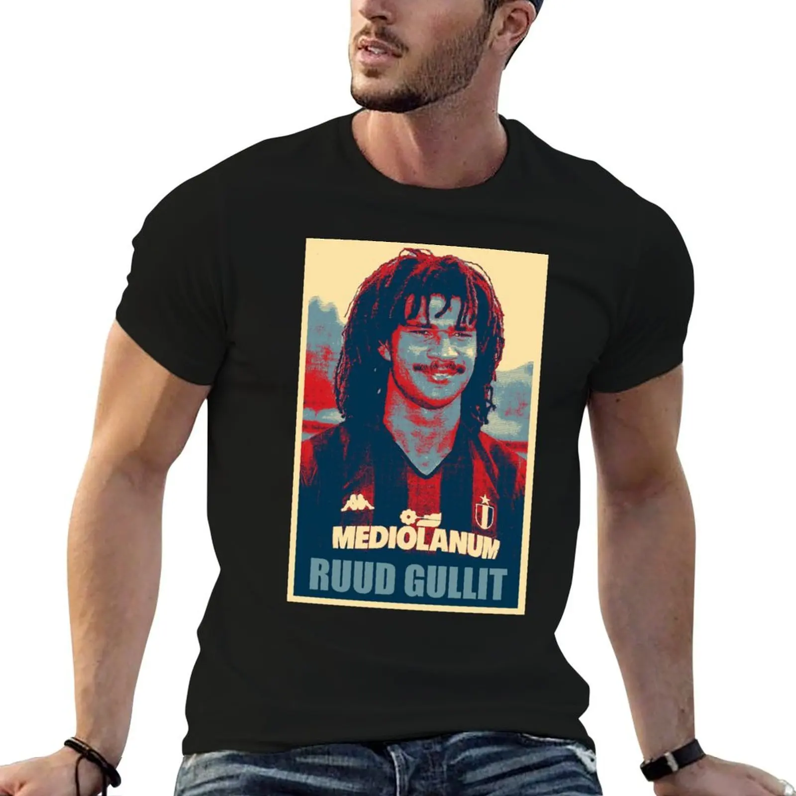 Фото Футболка Ruud Gullit, мужская дизайнерская мужская футболка, летняя футболка №1