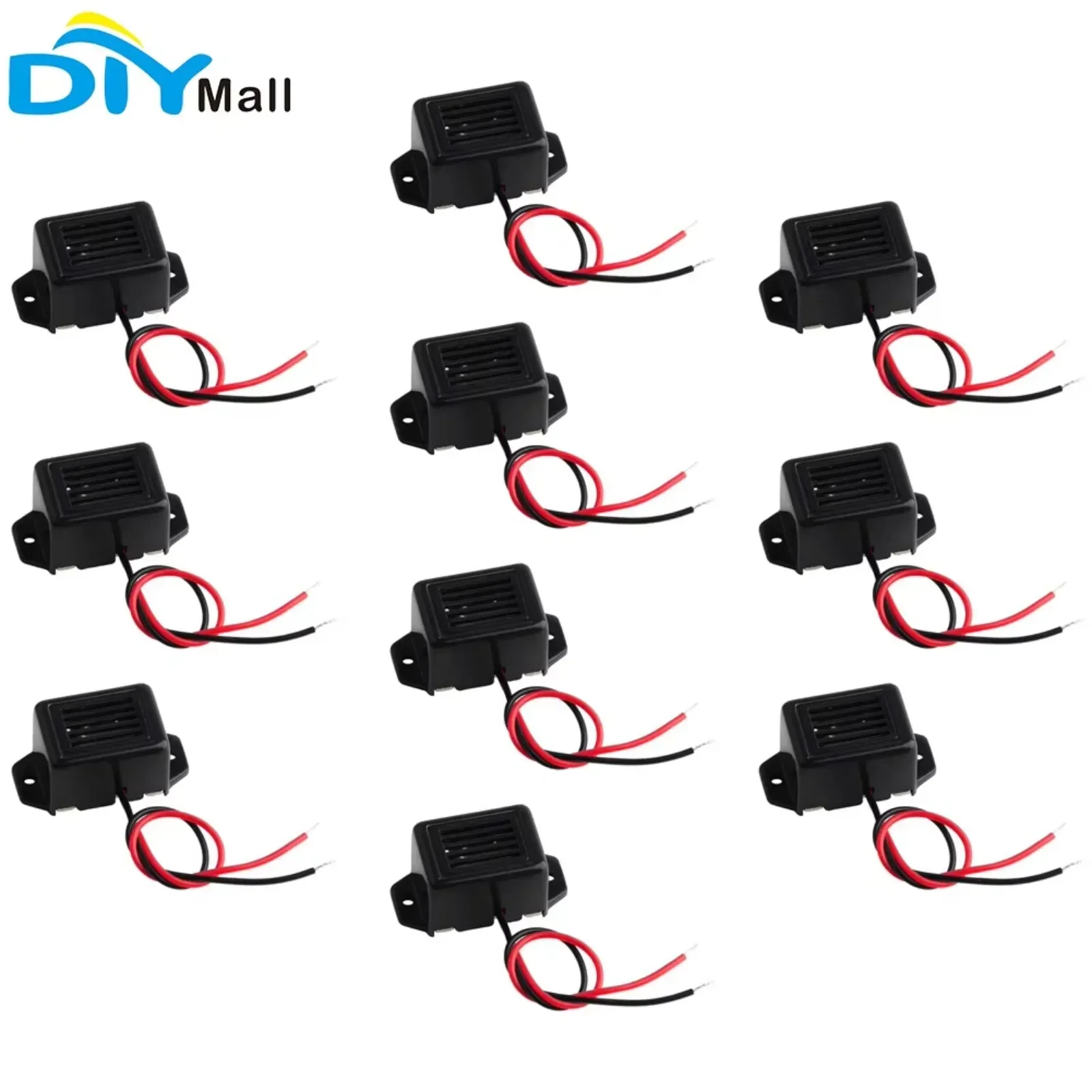 

10 шт./лот, 12 В постоянного тока, мини 2315, механический активный зуммер, громкий 85 дБ, электронный постоянный тон, 400 Гц