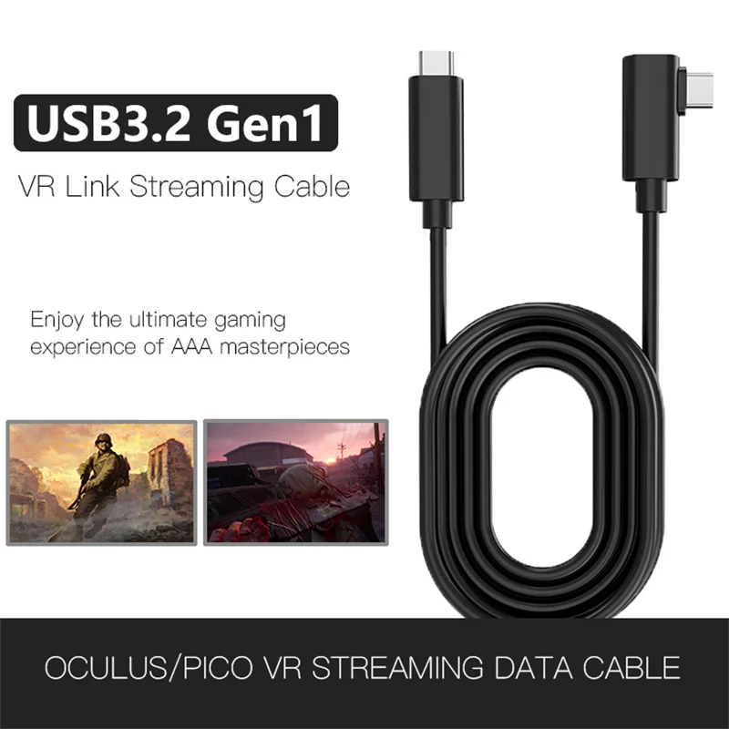 Кабель для передачи данных Pico4 Link USB- C Steam VR Type- C 3,1, 3m5m на выбор