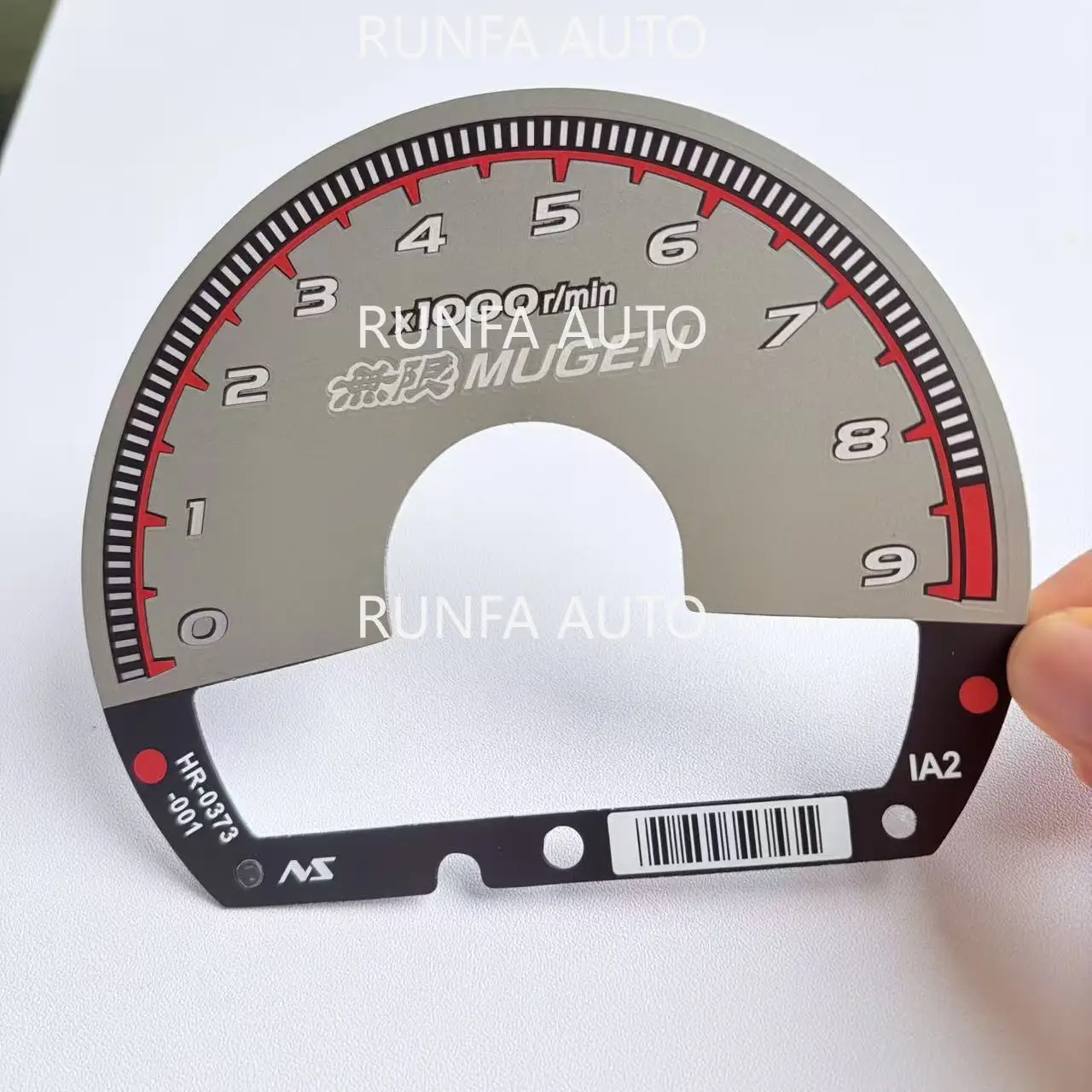 Фото Циферблат тахометра для Honda Civic EX, EX-L, LX, LX-S, DX, DX-VP, Hybrid Type-R в стиле MUGEN №4