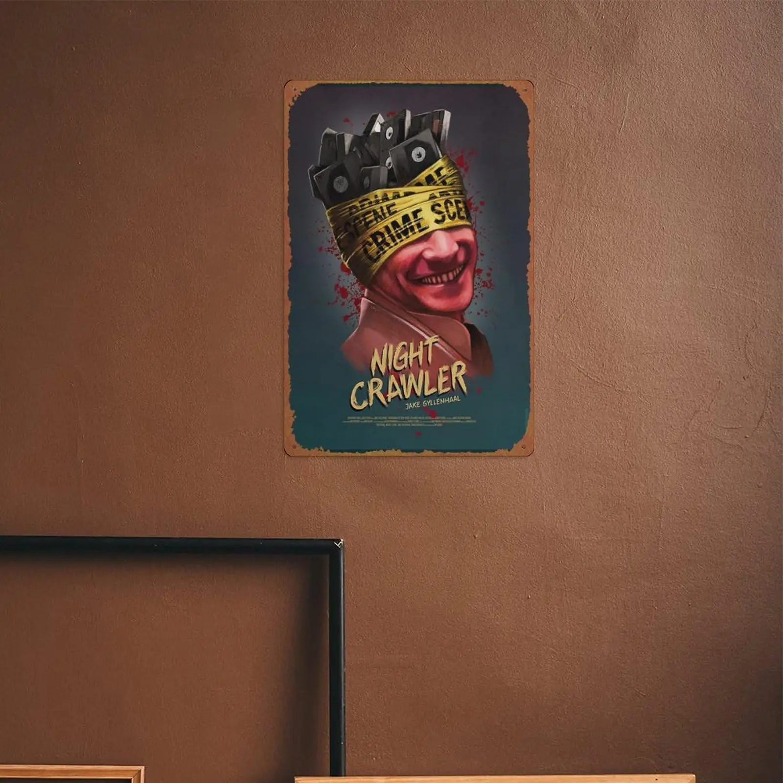 Настенный постер Nightcrawler в винтажном стиле 8x12 дюймов