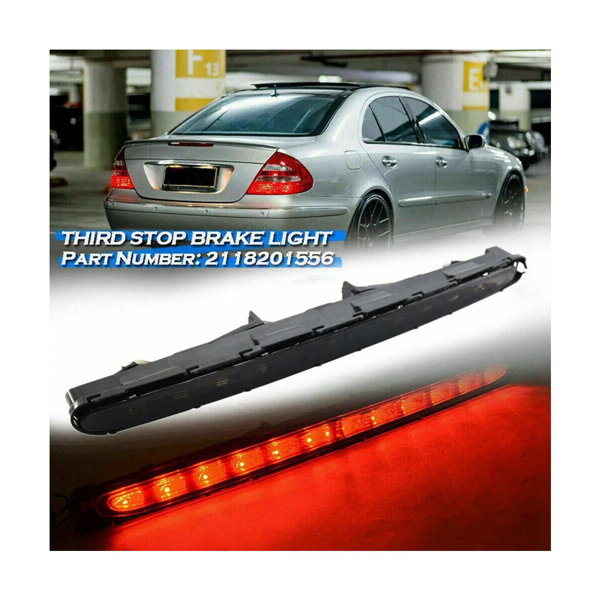 Третья Тормозная лампа 2118201556 Φ тормоз высокого уровня автомобильный для Mercedes-Benz