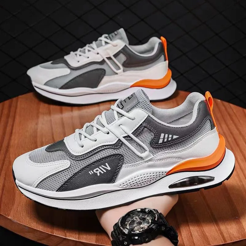 

Men Sneakers Breathable Cushioning Basket Shoes Man Fashion Outdoor Jogging Casual Sport Canvas Shoes Running Shoes Footwear