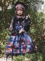 steampunk gothic lolita dress fairytale chiffon sleeveless lolita jsk dress by infanta