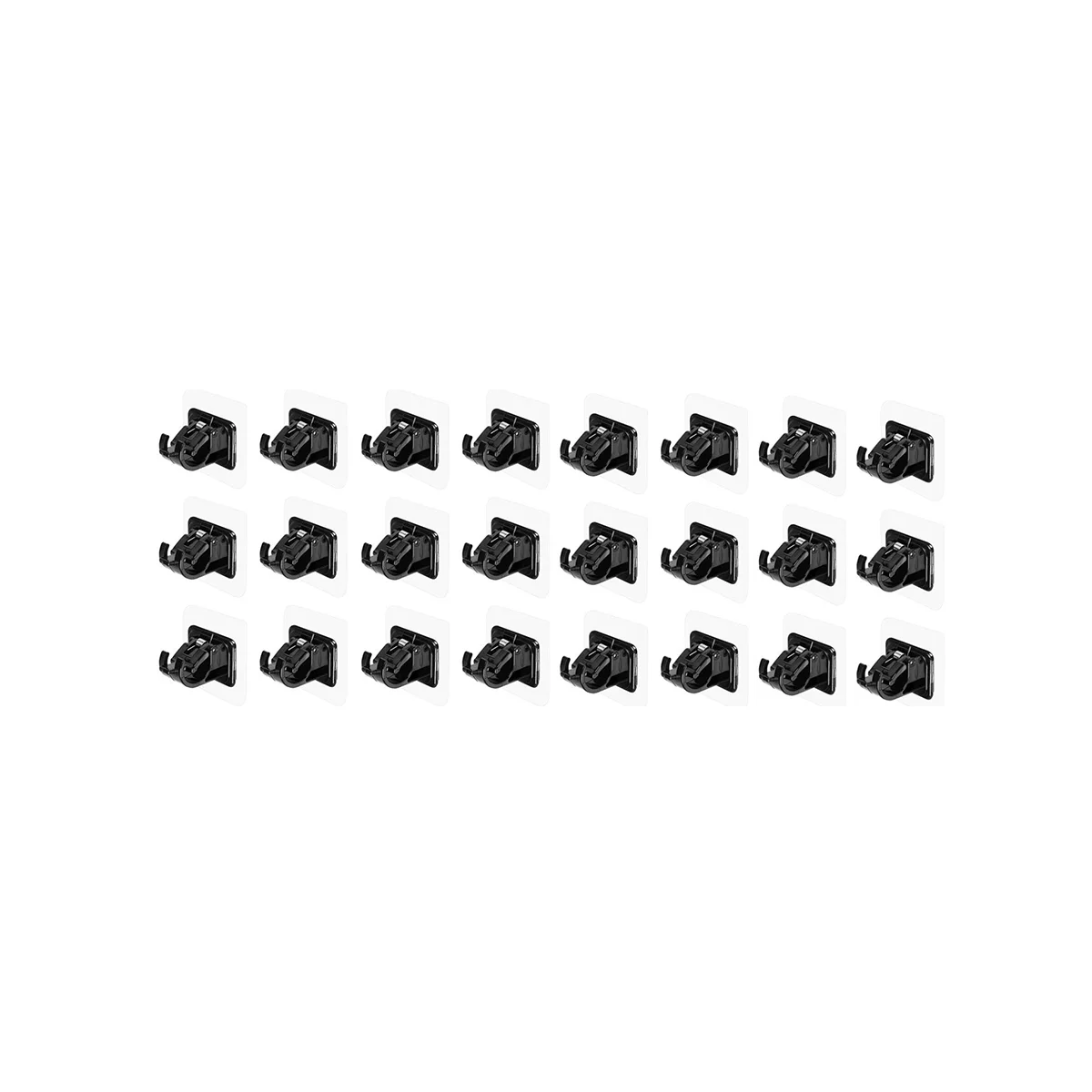 

24Pcs No Drill Curtain Rod Brackets No Drilling Self Adhesive Curtain Rod Holder Hooks Nail Free Curtain Rod Hooks