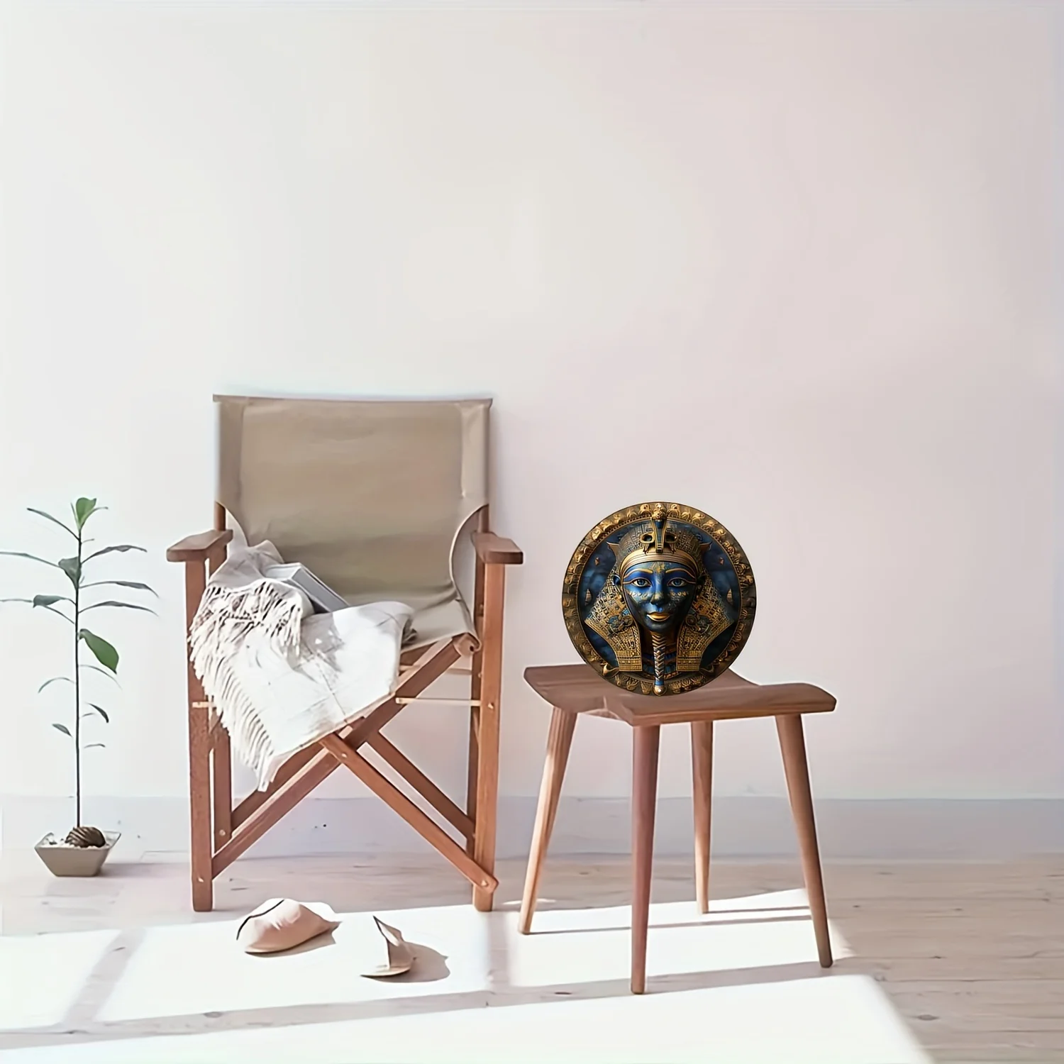 Металлическая постерная доска с фараоном 8x8 дюймов