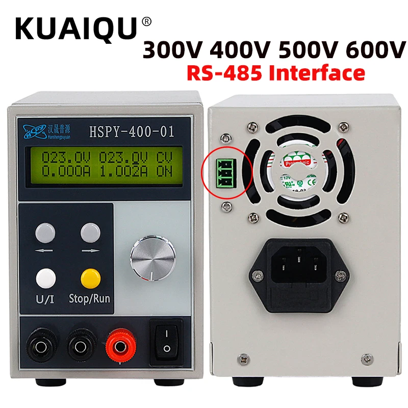 

RS-485 Interface 300V 400V 500V 600V High Precision DC Lab Programmable Switching Power Supply Laboratory Adjustable Bench Sourc