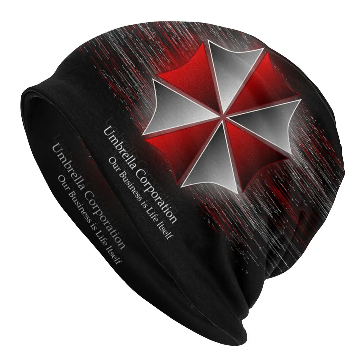 

Женская зимняя облегающая шапочка Umbrella Corporation для мужчин и женщин, теплые облегающие шапочки для видеоигр