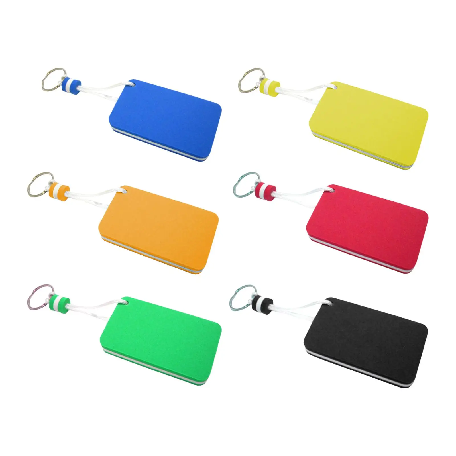 

Цветной прямоугольный легкий плавающий брелок для ключей