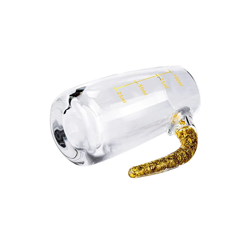 HeY LiLac бытовой прозрачный набор бутылок Baijiu с золотой фольгой стекло для стрельбы