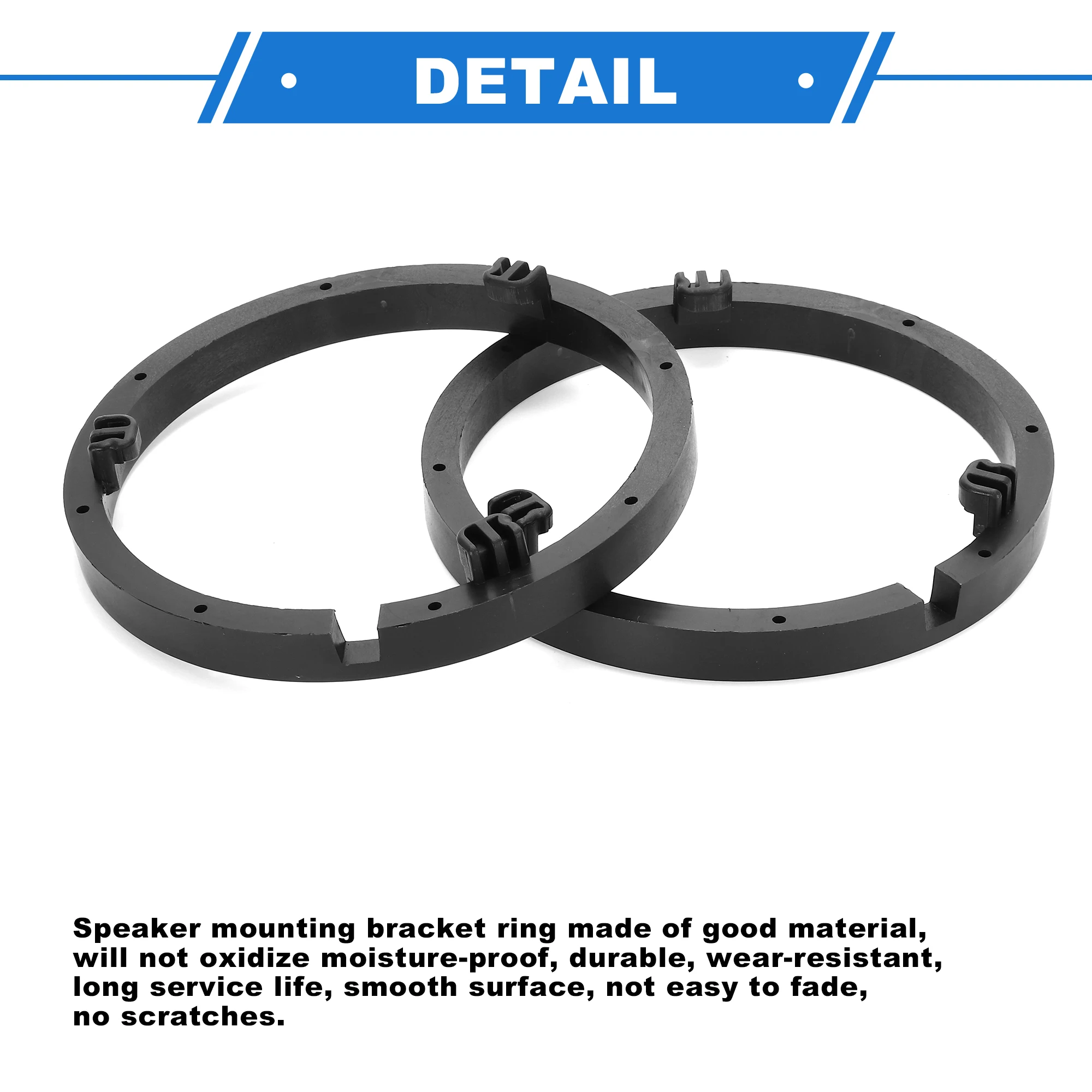 UXCELL 2 комплекта прокладочное кольцо для динамика проставка адаптер Mitsubishi Lancer