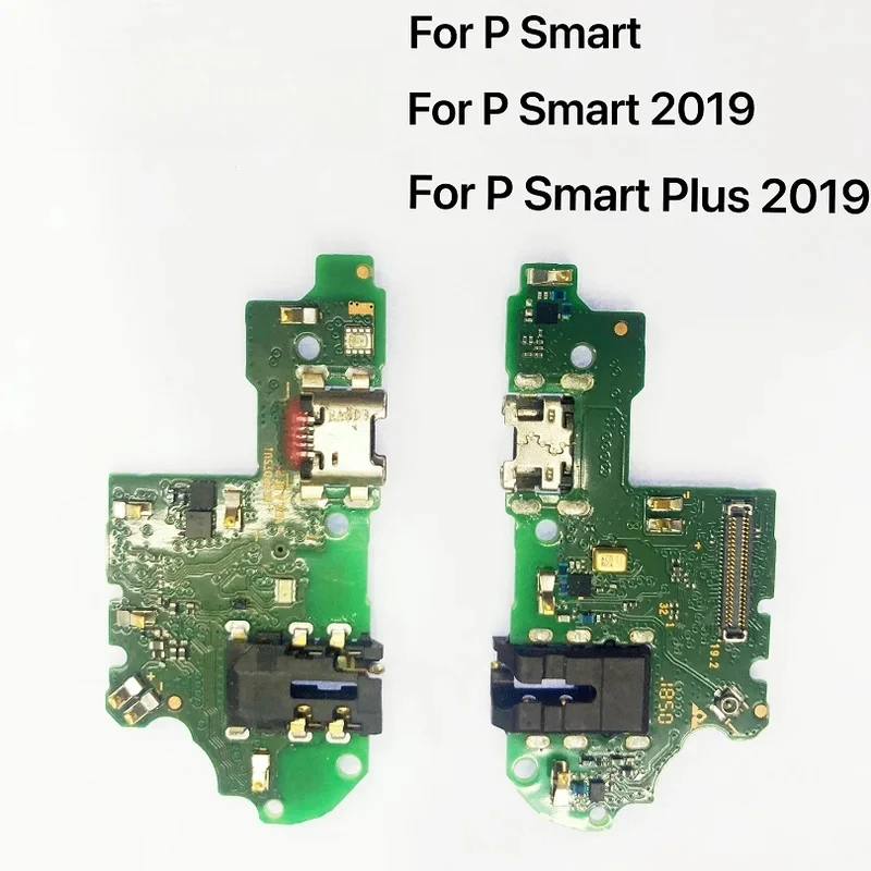 Фото USB-плата зарядного устройства для Huawei P Smart Plus 2019, порт зарядного устройства, разъем для зарядки док-станции, полный гибкий кабель №1