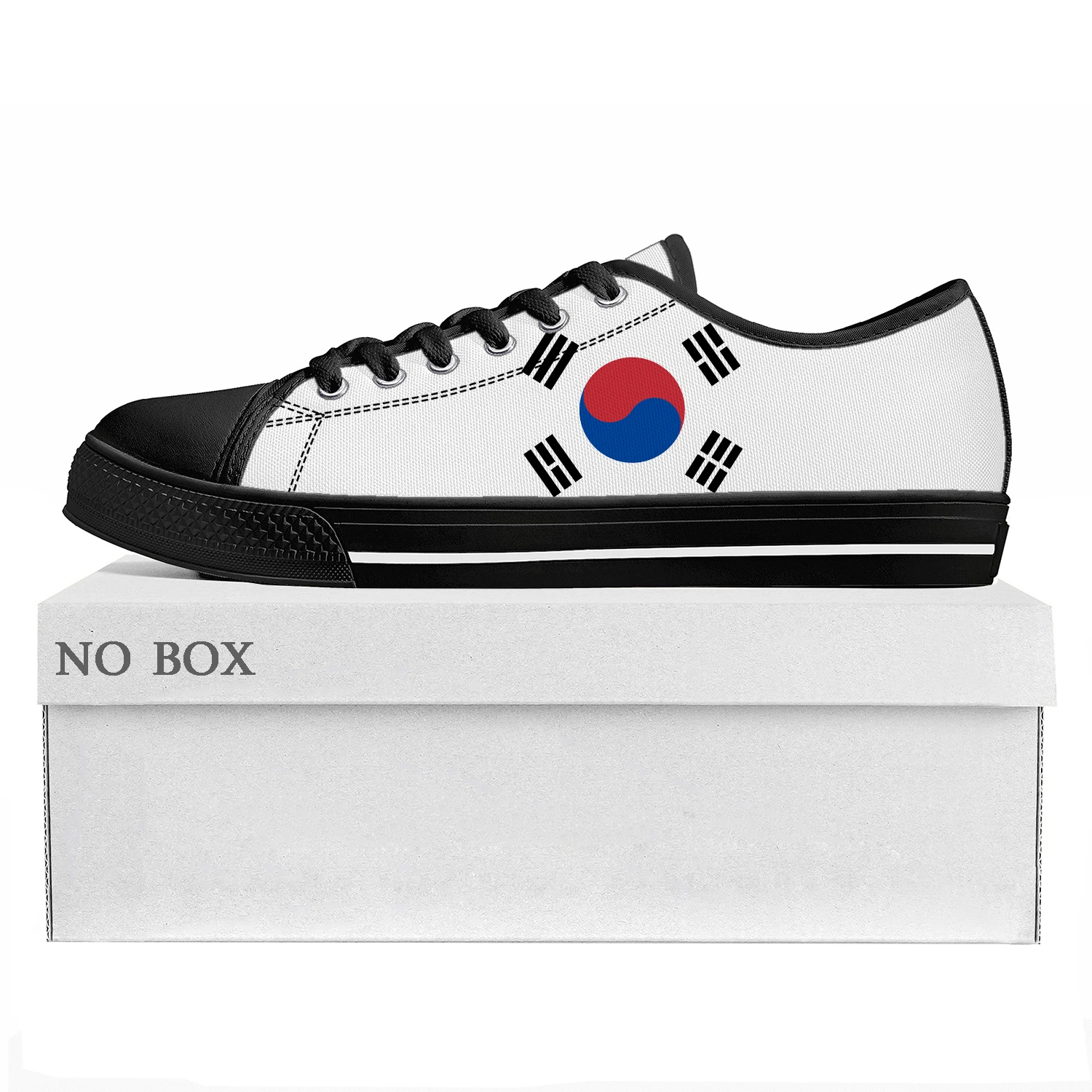 

Korean Flag Low Top High Quality Sneakers Mens Womens Teenager Canvas Sneaker South Korea Prode Casual Couple Shoes Custom Shoe
