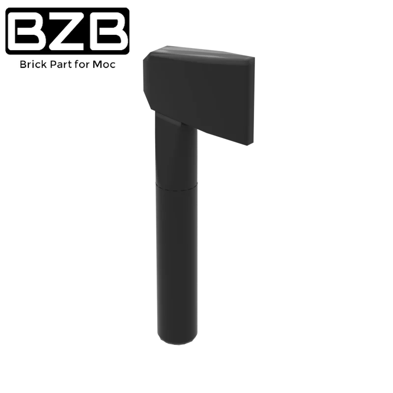 

BZB 10 шт. MOC детали 3835, оружие, топор, Совместимые Кирпичи, сборные строительные блоки DIY, детская головоломка, игрушка-мозг, подарок
