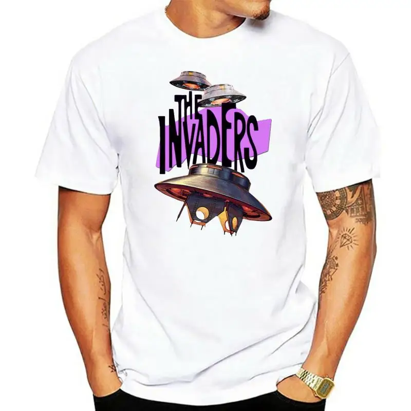 

T-SHIRT The InvadersMen'ss & Women'ss Tees in (LazyCarrot) classic 1960s tv series ufo flying saucers alien sci-fi men t shirt