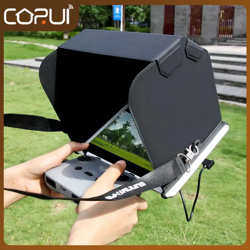 

Pu Leather Monitor Cover Visor Light Barrier Magnetic Remote Controller Sunshade Foldable Universal Zg70 For Mavic Mini/ Air 2s