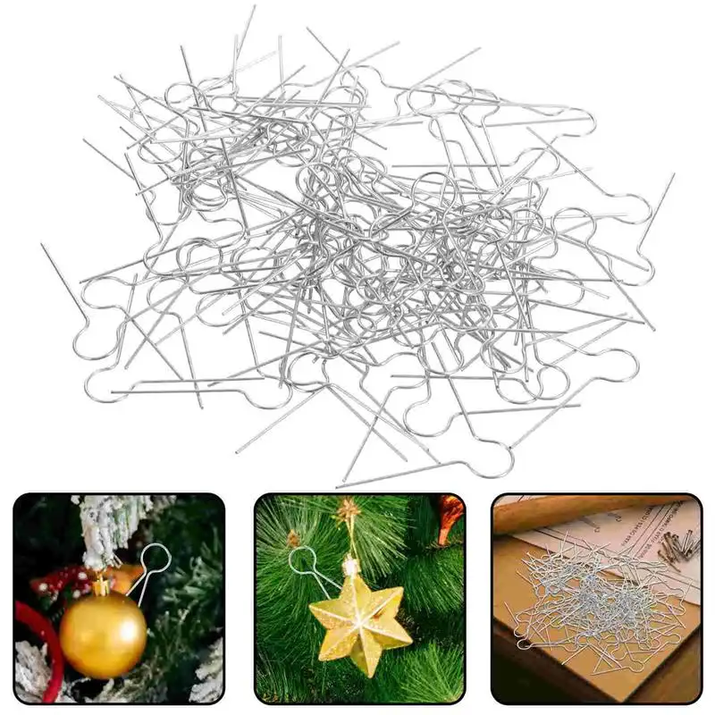 

Золотые металлические крючки для рождественских украшений