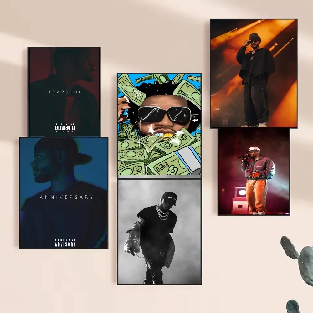 Рэпер Брайсон культиватор плакат самоклеящаяся художественная водостойкая