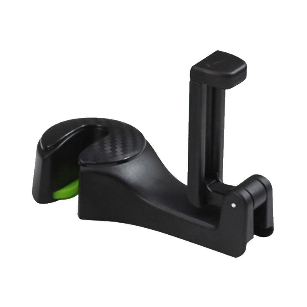 

2 In 1 Car Headrest Hook With Phone Holder Back Seat Hanger Hook For Bag Handbag Purse Car Gadget Interior Accessories