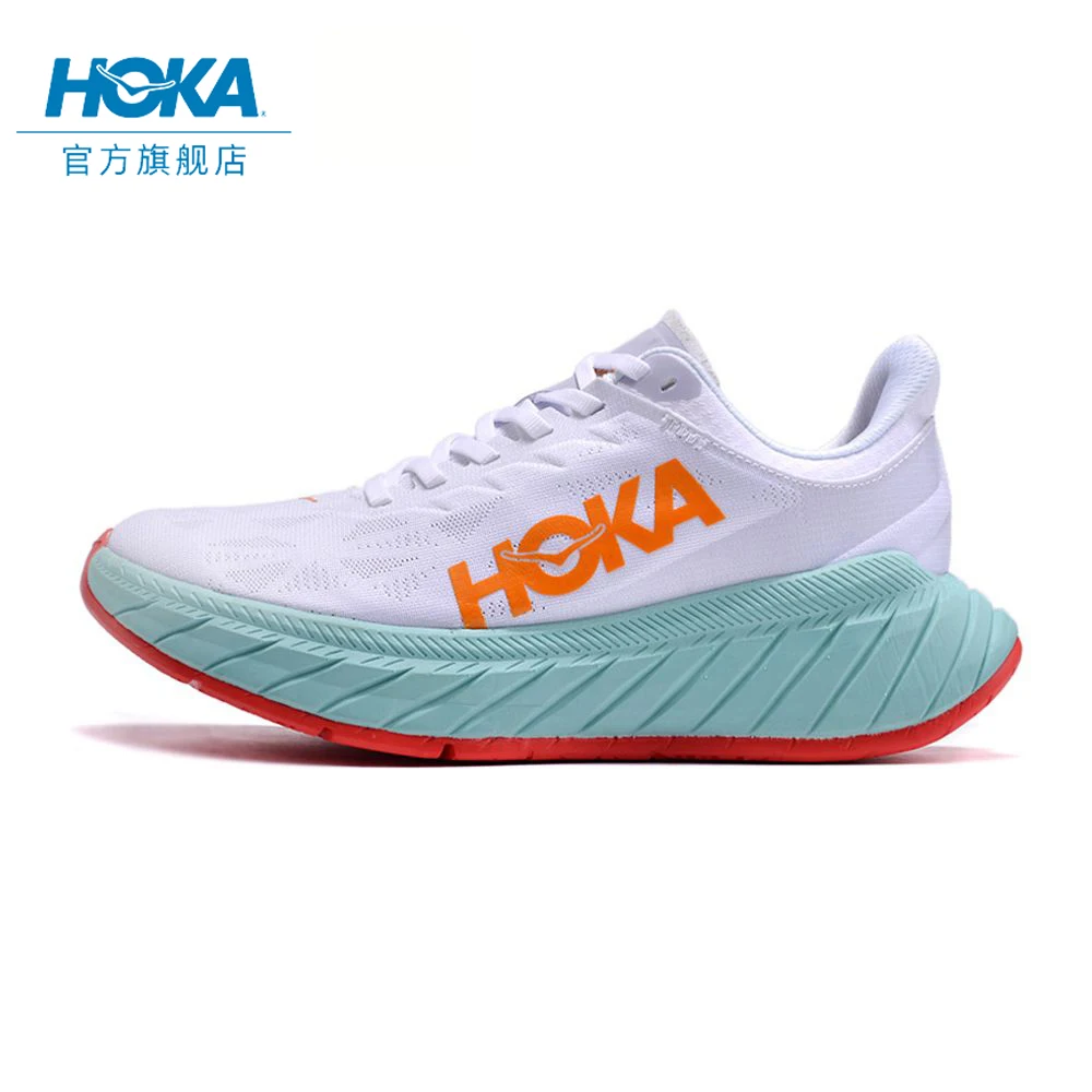 Кроссовки HOKA Carbon X 2 для мужчин и женщин, амортизирующие беговые ботинки для марафона, дорожные гоночные кеды из углеродного волокна