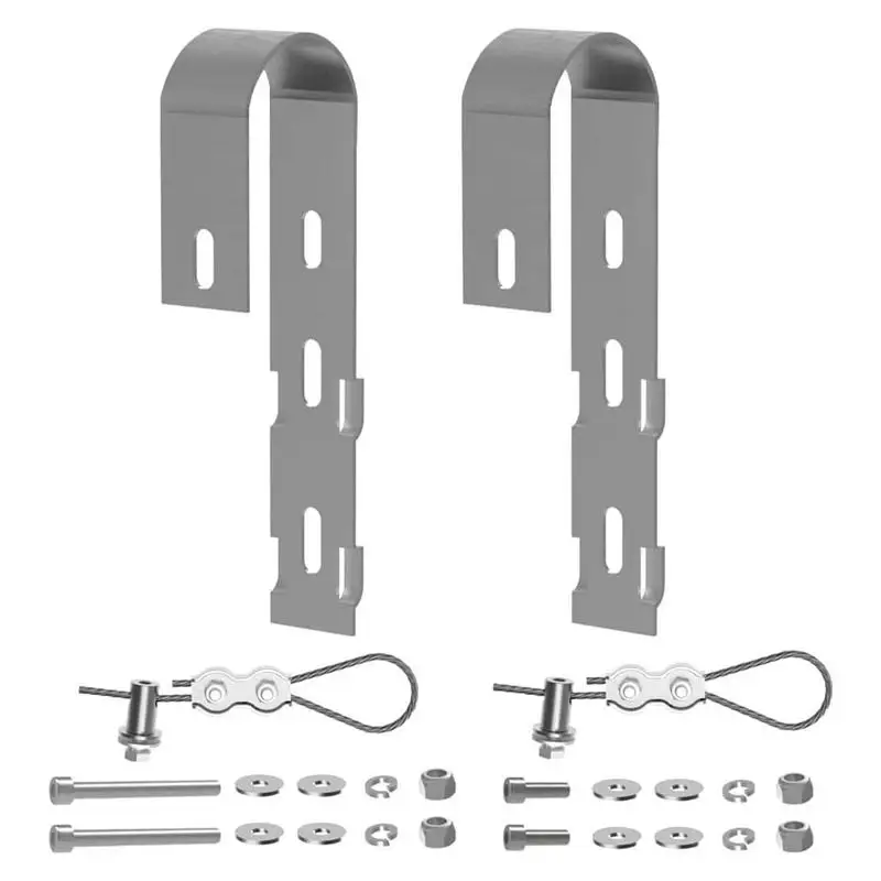 

Solar Panel Mount Heavy Duty Roof Hook Mounting Bracket Balcony Railing Mounting Bracket Roof Hook Solar Panel Holder For RVs