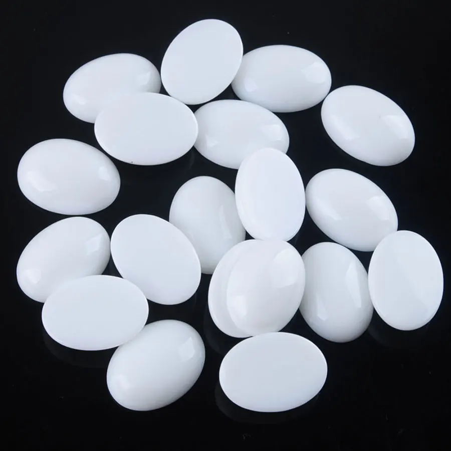 

Женские овальные камни с кабошоном, кольцо из белого нефрита без отверстия, ювелирное изделие ручной работы TU3022