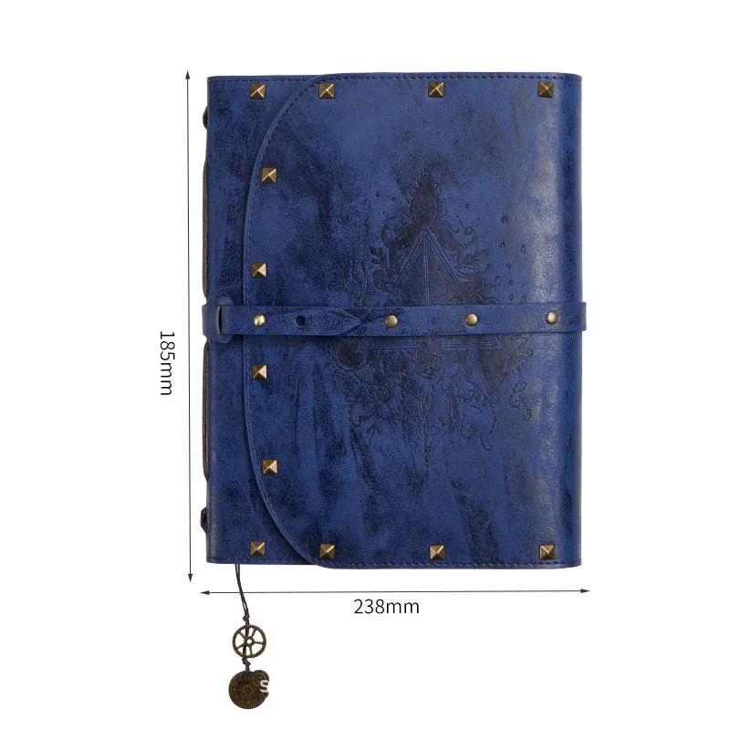 RAYSLIN Волшебный Журнал A5 из искусственной кожи синего цвета 290 страниц волшебный ботанический журнал the magical botanical journal