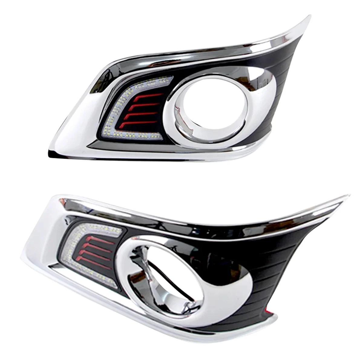 1 пара DRL дневных ходовых огней Стайлинг автомобиля противотуманные фары 12 В для