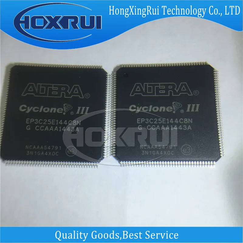 (1 шт.),EP3C25E144C8N,TQFP-144,FPGA, Cyclone III, PLL, 82 I/O s, 402 МГц, 1,15 в до 1,25 в,