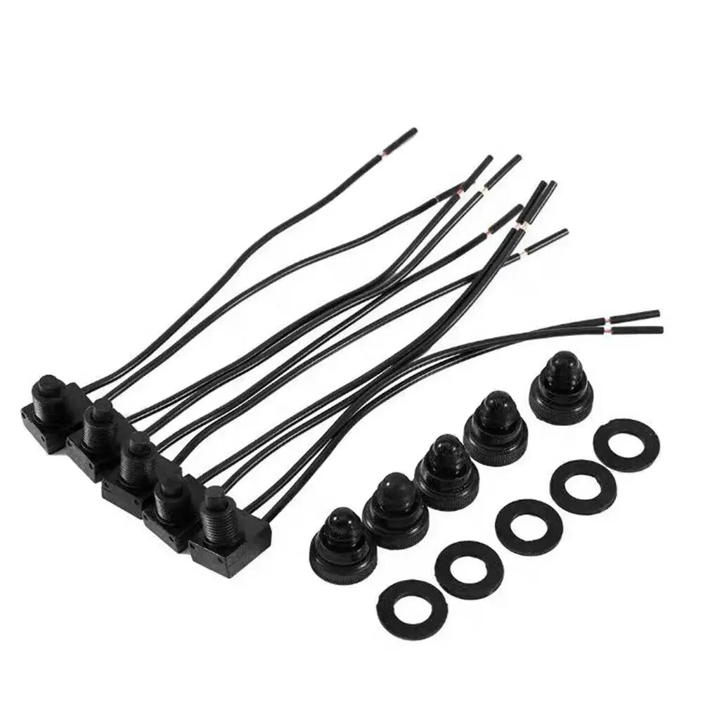 

Push Button On-off Switch Tool Waterproof With WIRE LEADS 12V Accessories