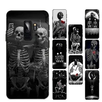skull love married in love phone case for samsung s20 lite s21 s10 s9 plus for redmi note8 9pro for huawei y6 cover
