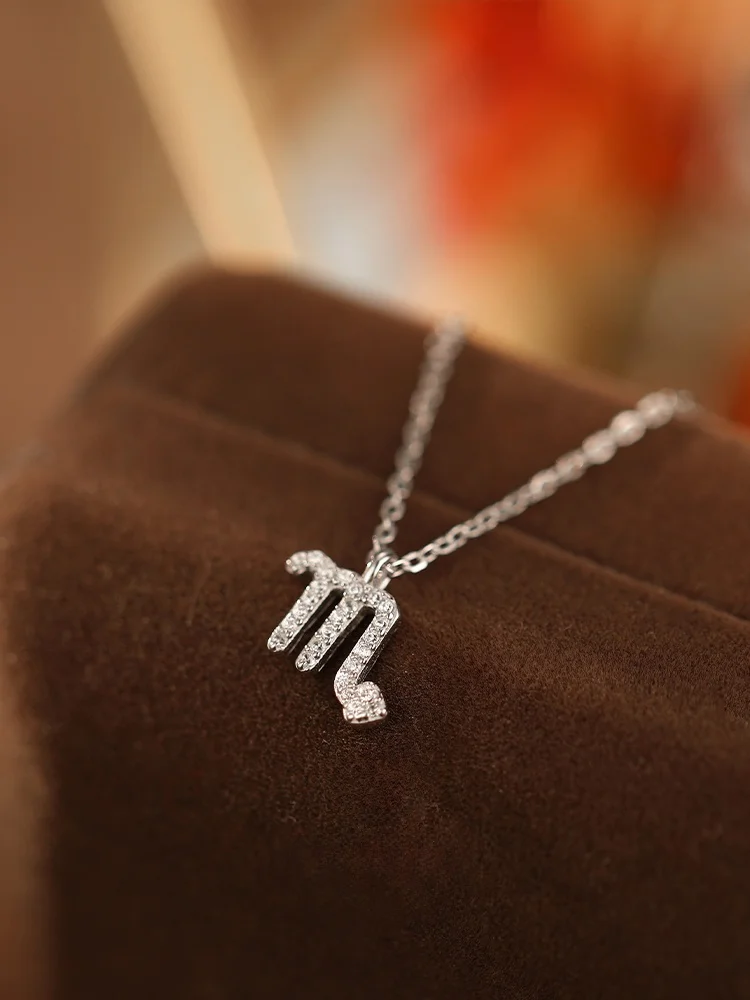 Женское ожерелье из стерлингового серебра 925 пробы Двенадцать созвездий новинка