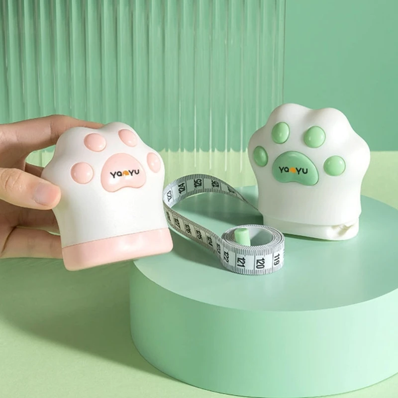 

Measuring Tape for Waist Measurements Cat Paw Shape Tape Measure Measuring Tool Dropship