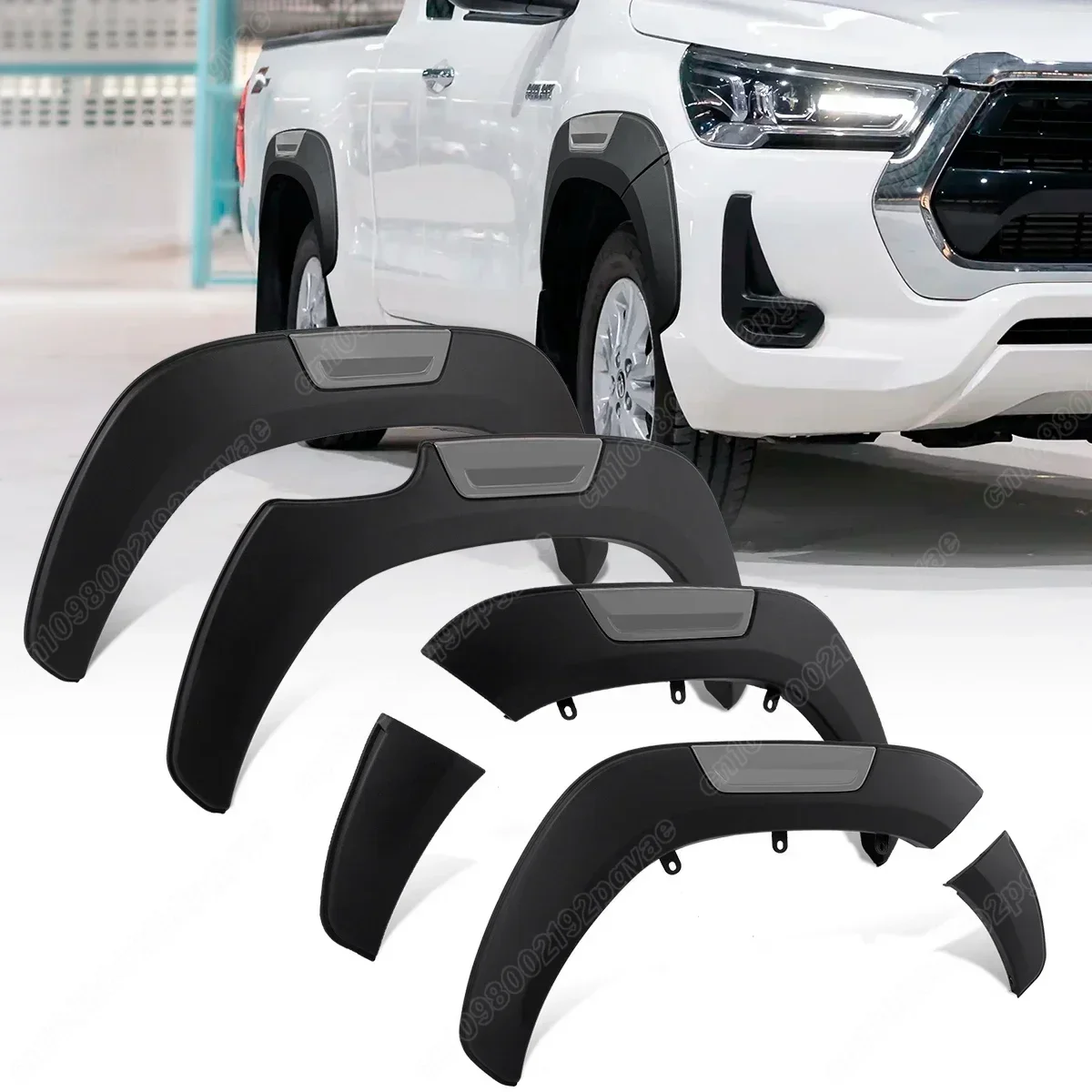 

Для Toyota Hilux Revo 2015 2016 2017 2018 2019 2020 2021, автомобильное колесо, бразер, боковой бампер, защита от курения, аксессуары для тела