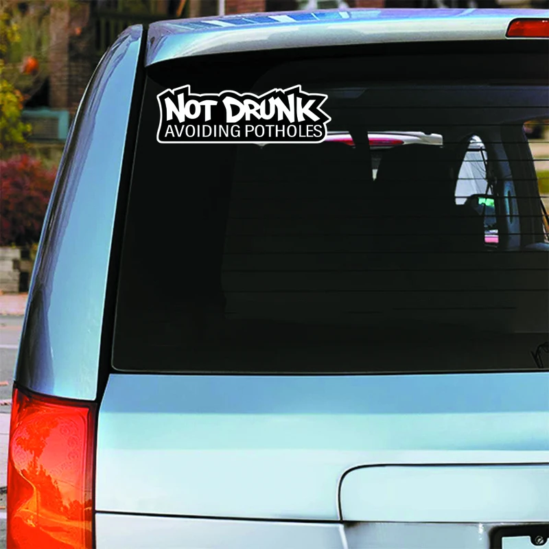 Автомобильные Наклейки не Пьяный Забавные Декоративные Виниловые Для Дверей