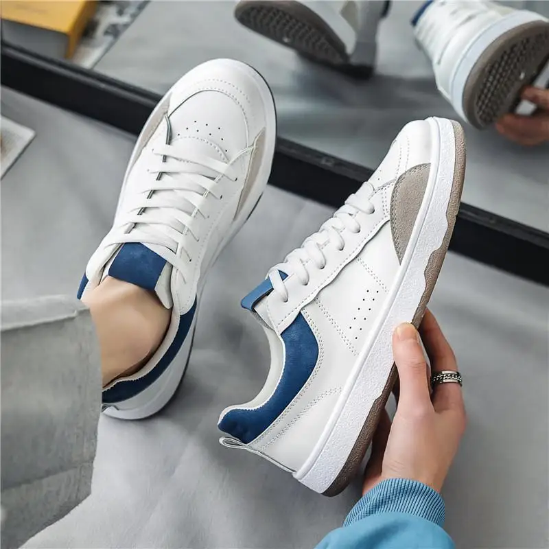 Men's Shoes Autumn 2021 New Sports and Leisure Shoes Men's Trendy Shoes Wild Trend White Shoes Student Shoes