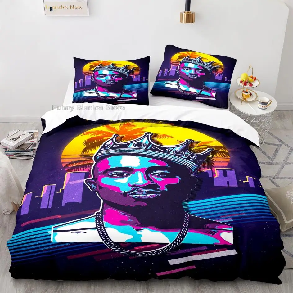 

2 Pac Bedding Set Single Twin Full Queen King Size Tupac 2 Pac Bed Set Aldult Kid постельное бельё 3D 004