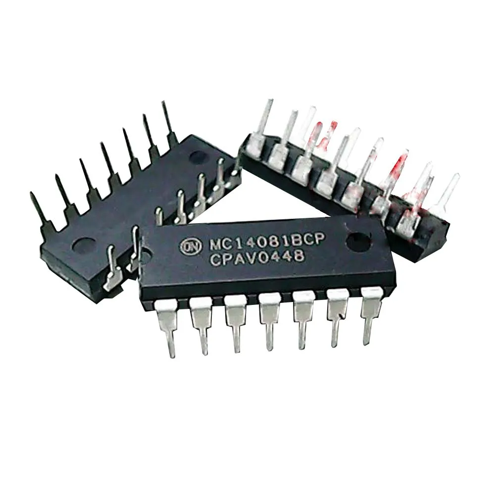 

5PCS MC14081BCP B-Suffix Series CMOS Gates new