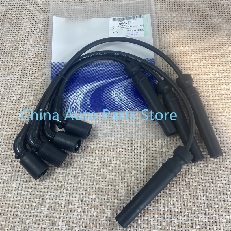1 комплект кабелей зажигания для Excelle 1.6 Chevrolet Aveo KALOS REZZO DAEWOO LANOS nubira 96497773