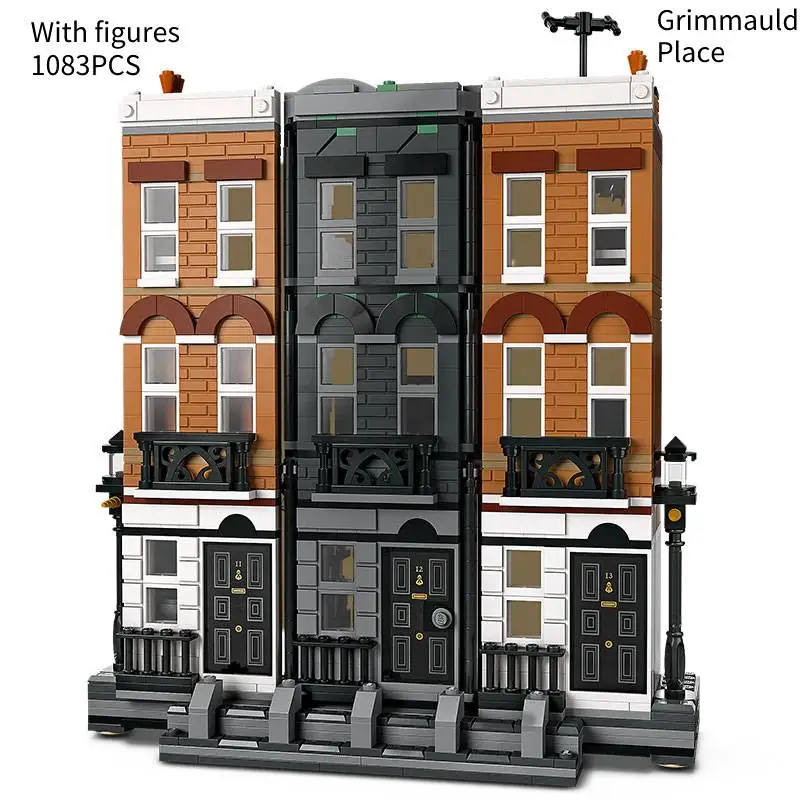 

NEW 76408 Harris Magic World of Wizards Classic Movies Potter 12 Grimmauld Place 1083Pcs Building Blocks Toys For Kids Gifts