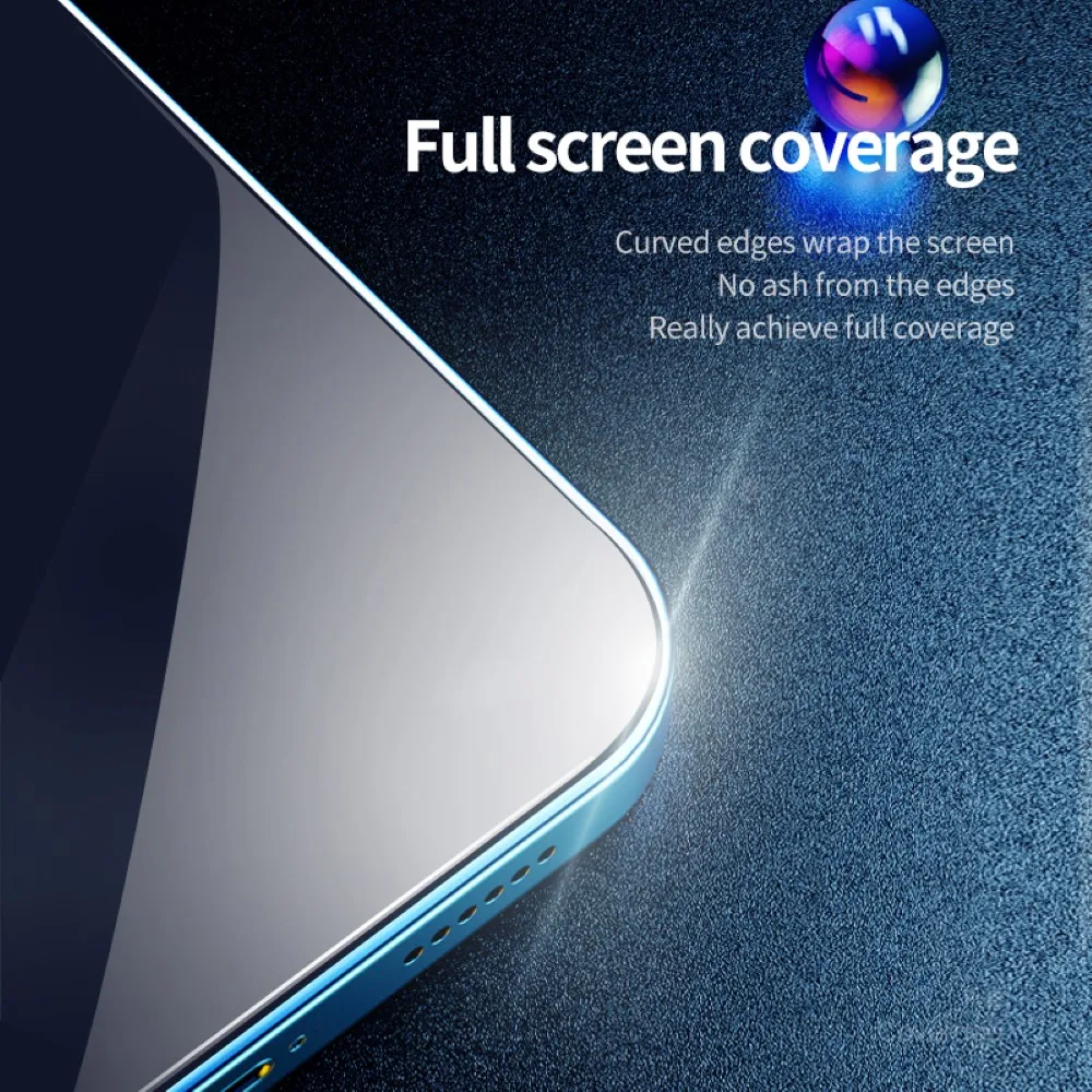 Orignal WSKEN For iPhone 12 Pro Max Mini Screen Protector 11 Full Cover Soft Edge HD 0.3mm Tempered Glass Shock Protective Film